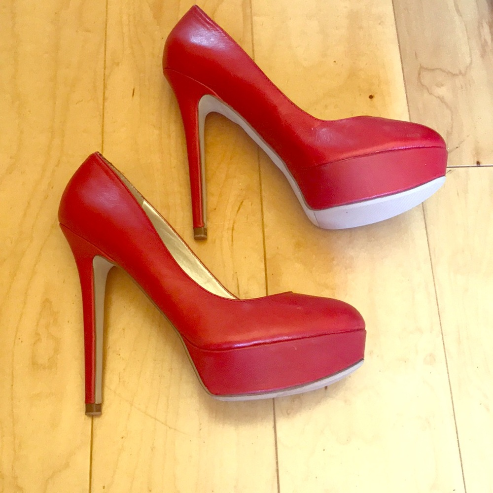 New Aldo Red 5.5" Heels